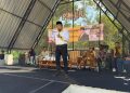Ivan Wirata saat di lokasi reses tahap II di PMLR Mestong. FOTO: UCUP