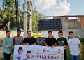 Serah terima hewan Qurban kepada masyakat penerima manfaat. FOTO: IST