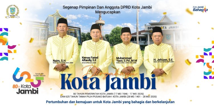 Pimpinan DPRD Kota Jambi. FOTO: IST