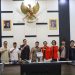 Pimpinan DPRD Provinsi Jambi usai dialog bersama GMNI Jambi. FOTO: UCUP